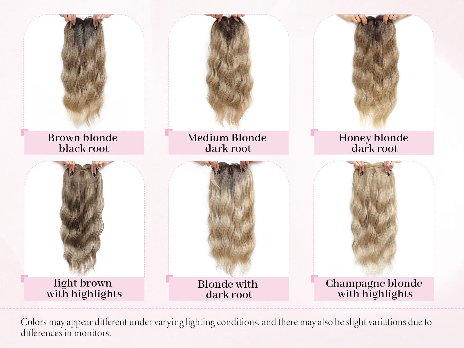 PANEWAY 20 Inch Wavy Synthetic Hair Topper with Bangs – Lightweight Clip-In for Thinning Hair, Natural Volume & Daily Confidence Boost (100% Premium Kanekalon)