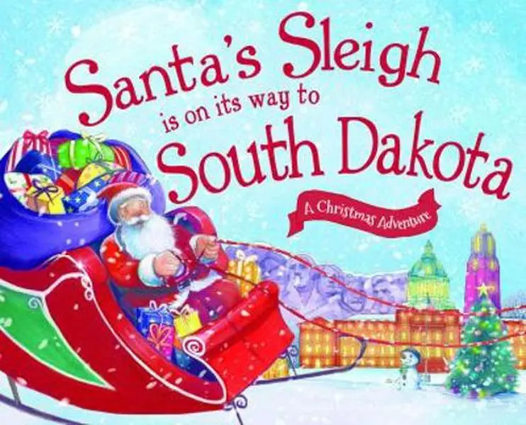 USED-Santa's Sleigh Is on Its Way to South Dakota: A Christmas Adventure by James, Eric (Hardcover)