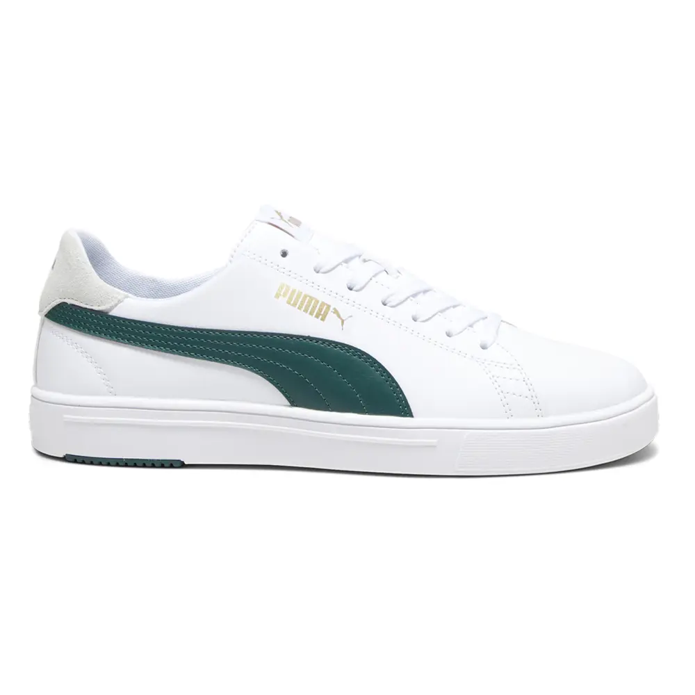 PUMA Mens Serve Pro Lite Lace Up Sneakers Shoes Casual - White