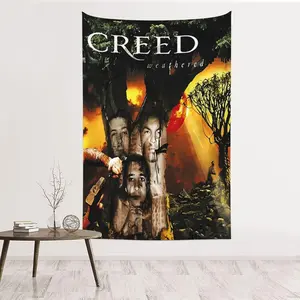 Creeds Band Tapestries Art Poster Funny Tapestry For Bedroom Dorm Room And Party Decor Tapestry