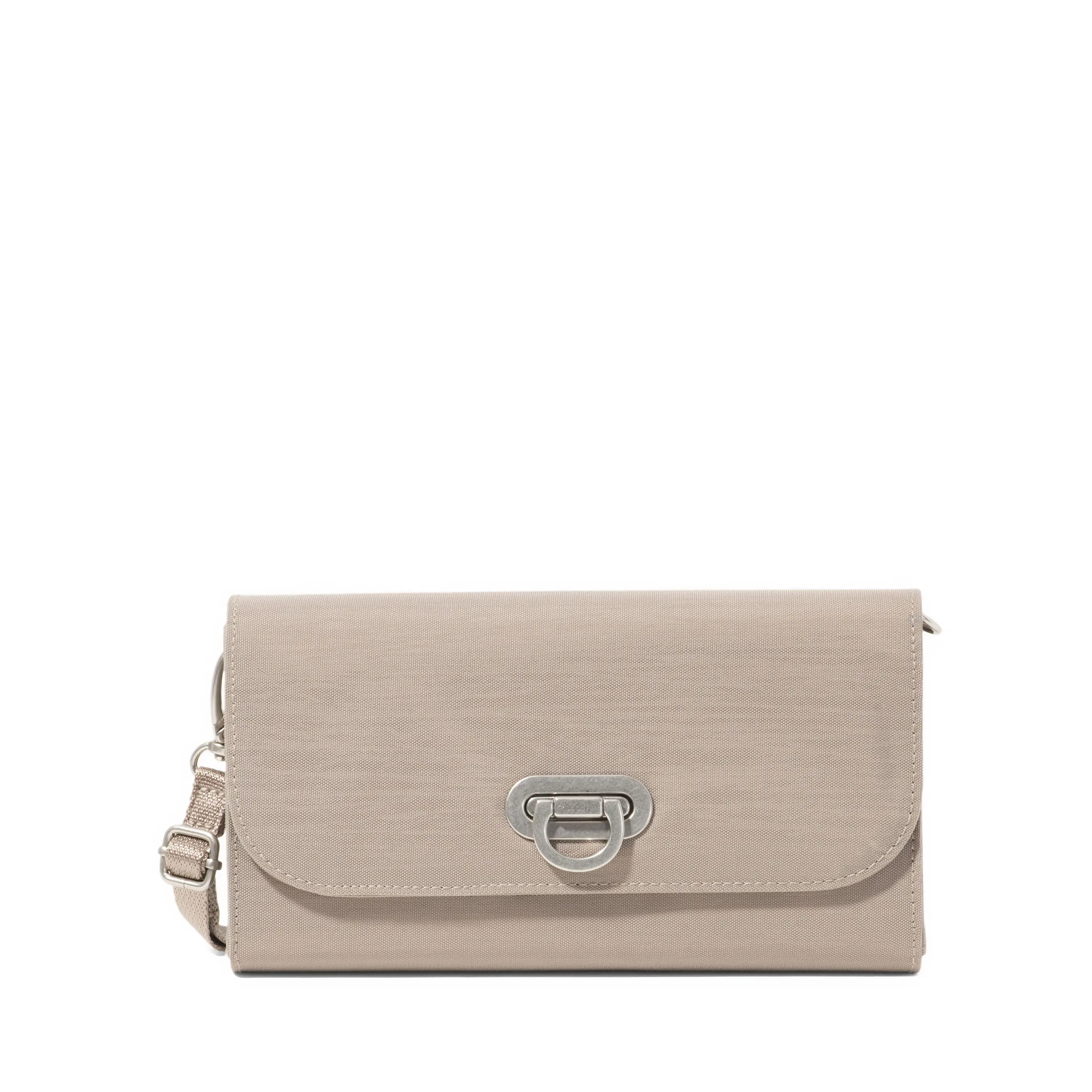 Baggallini Women's Coastal Phone Wallet Crossbody, Compact and Stylish Versatile Bag with RFID and Flip Lock, Adjustable Crossbody Shoulder, Chic Look, Coastal Charm Women's Handbags, Crossbody Strap Women's Handbags