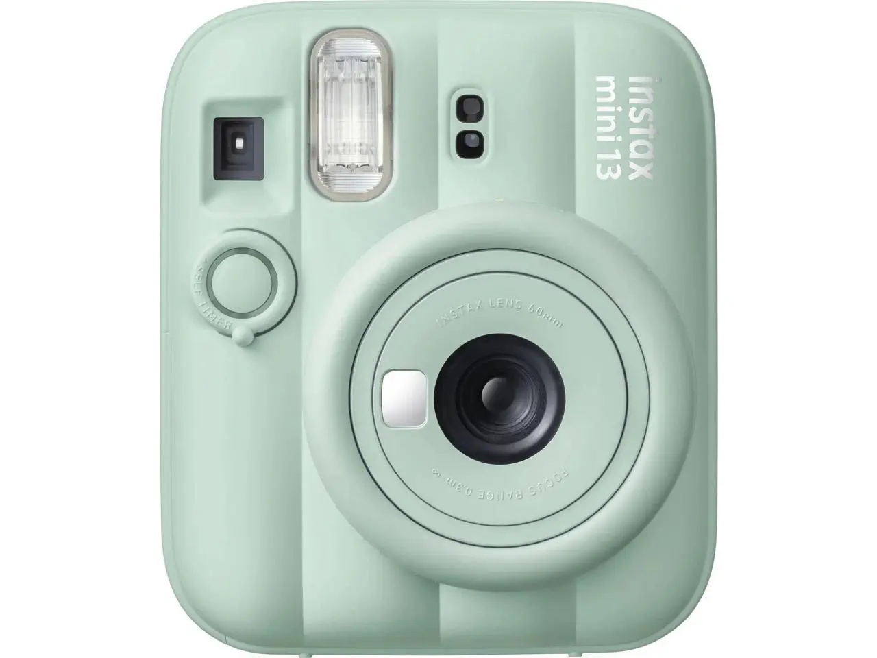 Fujifilm Instax Mini 13, Instant Film Camera w/ Self-timer, Lagoon Green