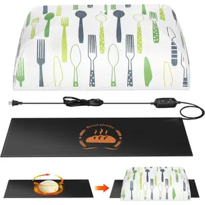 Sourdough Heating Mat Dough Proofing Box Fahrenheit, 59°F - 140°F Dough Rising Heating Mat, Heated Bread Mat for Sourdough,Bread Warmer Mat with Sourdough Starter Warmer