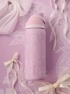 [Inspired By] New Owala x Urban Outfitters - Ribbon Toile Freesip 32oz Exclusive Bottle Cup – Leakproof, Insulated Water Bottle Button Drinkware