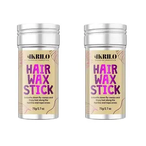 1PC/2PCSHair Wax Stick, Hair Styling Wax Stick, Smooths Hair Wax Stick, Long Lasting Hold, Professional Hair Styling Product For Women & Men