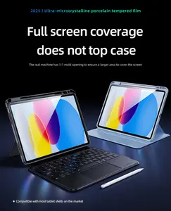 【TikTokShopBlackFriday】Zoyu Tempered Glass Screen Protector, Screen Protector for iPad Pro 11/13 (M5/M4) 2025/2024&iPad Air11/13 inch | for iPad A16 2025 11th/10th 2022 Generation (11-inch/10.9),HD Clear Screen Protector, Anti-Glare Anti-Fingerprint iPad