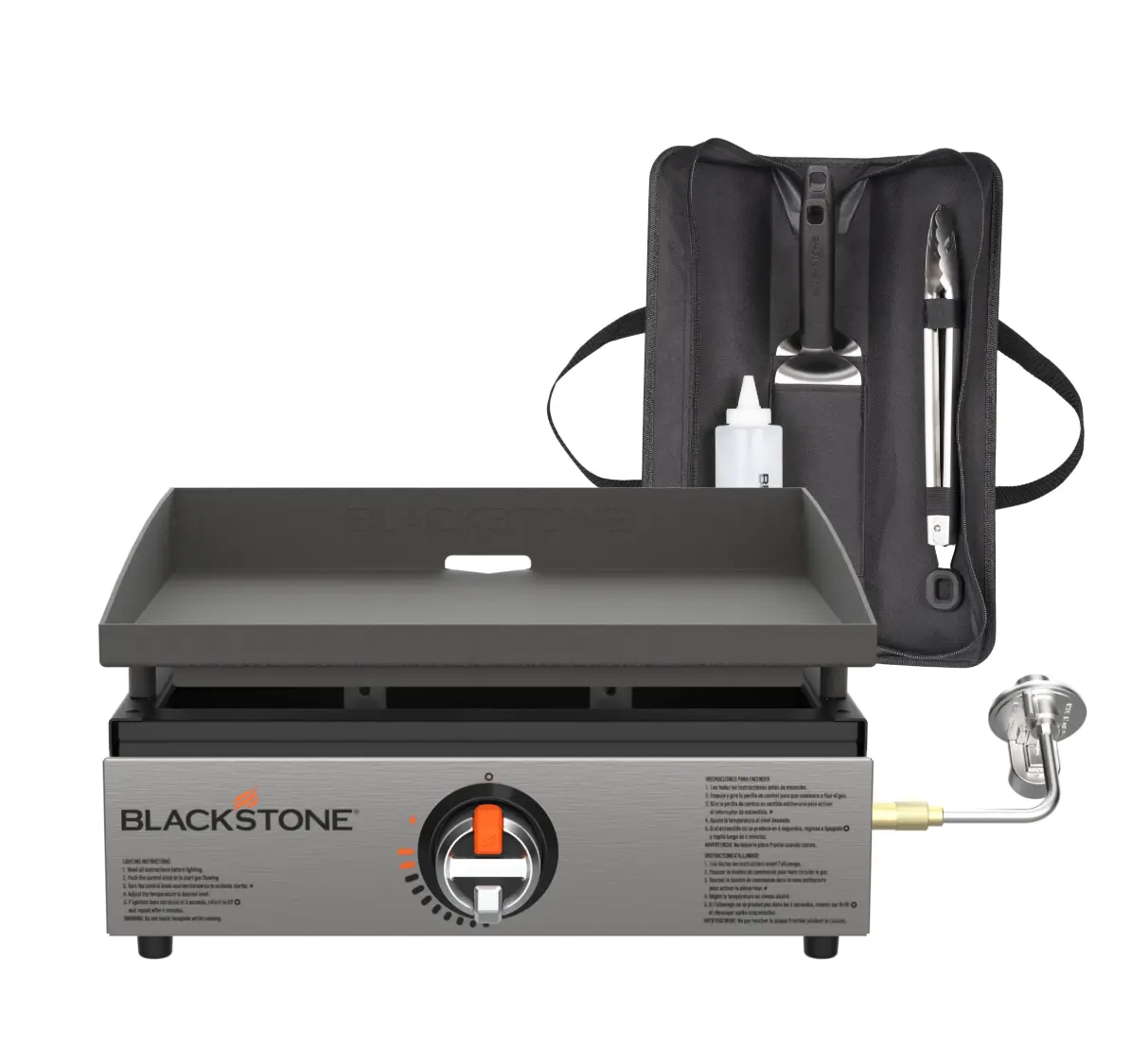 Blackstone Adventure Ready Single Burner 17” Tabletop Griddle with Non Slip Feet