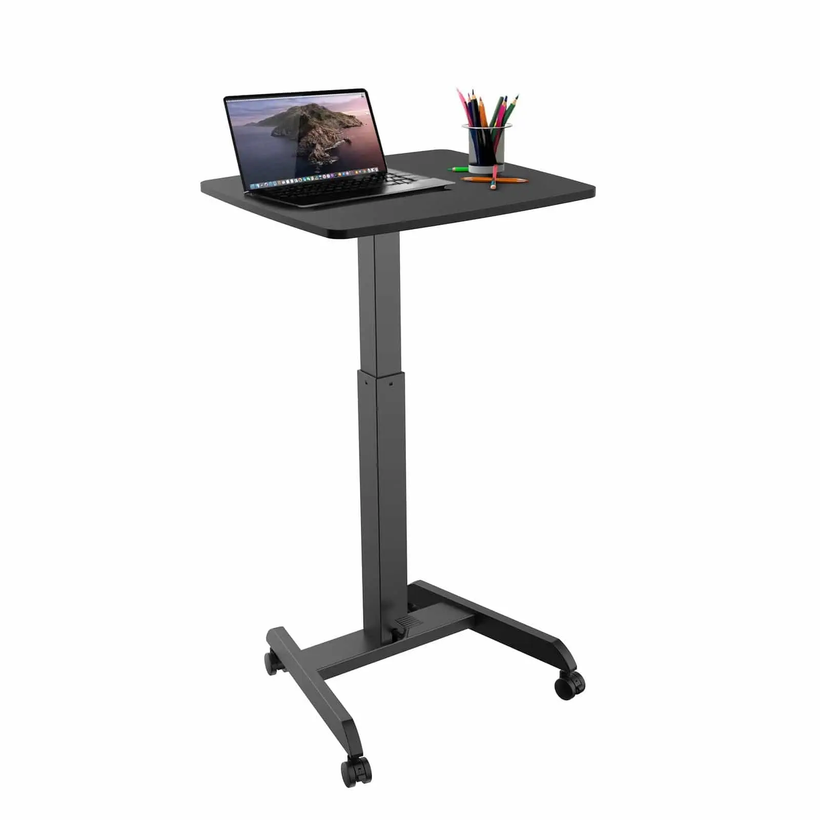 Height Adjustable Rolling Laptop Desk