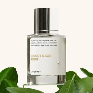 Woody Sage Extreme, Dossier, Unisex Perfume, 50ml, Parfum, Fig Tree, Grapefruit, Marine Notes, Ambrette, Clary Sage, Amberwood