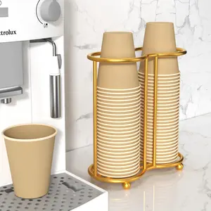 Single-Use Simple Paper Cup Holder Rack, Versatile for Office, Home, Coffee Shops, Self-Serve Areas, Meeting Rooms, Banquet Halls