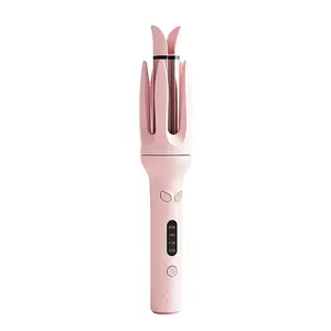 Automatic Curling Irons - 1-Click Auto Rotating, Negative Ion, 4 Temperature Settings, Anti-Tangle Scald-Proof, 30s Salon Big Waves, Frizz-Free Long-Lasting Curls, Portable for Y2K Pre-Party Glam & Home/Travel Use for All Hair Types Curler