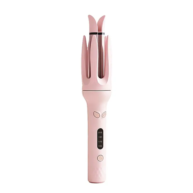 Automatic Curling Irons - 1-Click Auto Rotating, Negative Ion, 4 Temperature Settings, Anti-Tangle Scald-Proof, 30s Salon Big Waves, Frizz-Free Long-Lasting Curls, Portable for Y2K Pre-Party Glam & Home/Travel Use for All Hair Types Curler