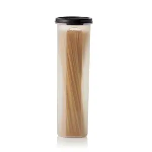 Tupperware Modular Mates Spaghetti Dispenser 1.1L Air-Tight Round Container for Long Pastas & Grissini BPA Free Sustainable Storage Solution