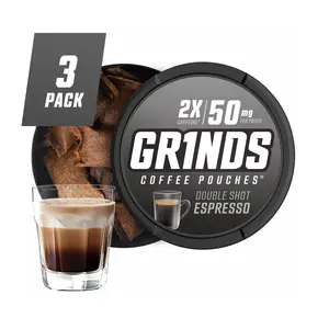 Grinds Coffee Pouches - Double Shot Espresso (3 Pack)