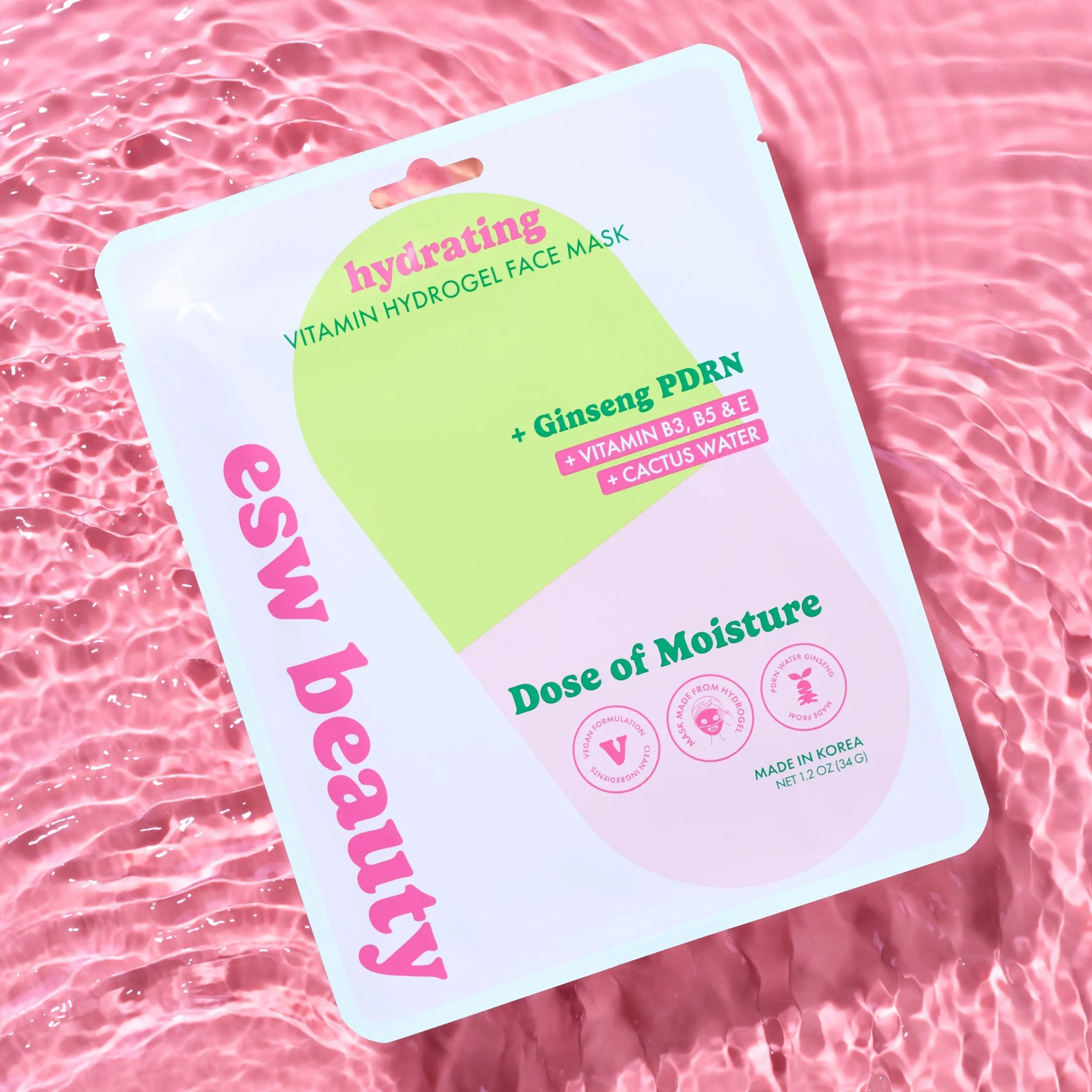 Dose of Moisture Hydrating Hydrogel PDRN Face Mask
