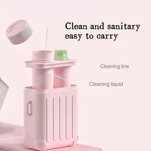Ear Piercing Cleaning Kit, Anti-Clogging & Odor Removal, Includes 240 Ear Cleaning Wires + 15ML Solution, Essential Tool for Earrings Care, Ear Cleaner