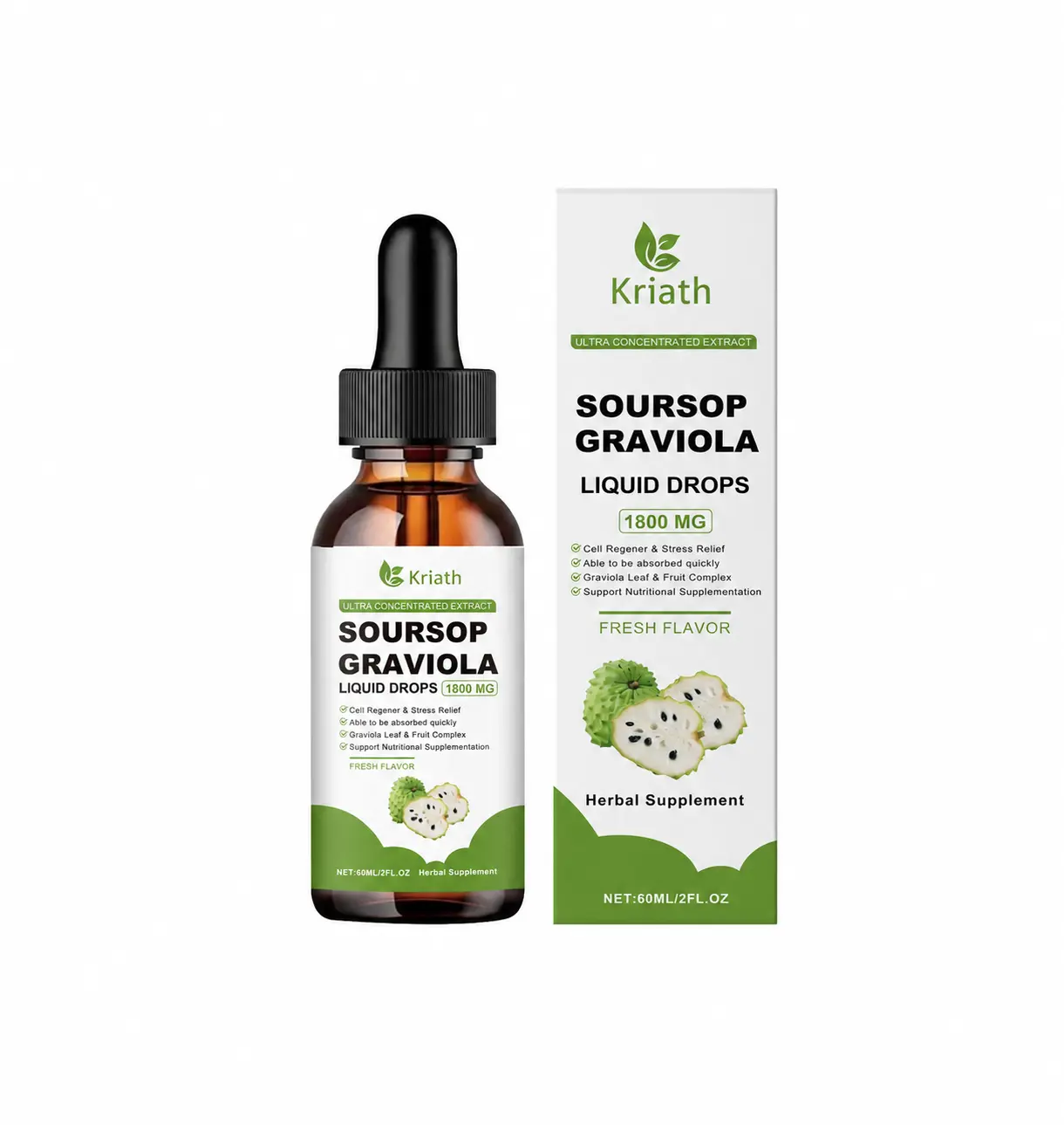 Herbal Liquid Drops | Sea Moss, Moringa, Black Seed Oil, Turmeric & Oregano Blend | Plant-Based Daily Supplement