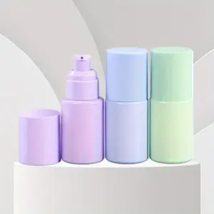 3pcs Empty Glass Pump Bottle for Oil, Travel Bottles for Toiletries, Frosted Glass Foundation Bottle, Refillable Containers Leak Proof for Lotion, Liquid, Cream, Cosmetic, Essential Oil