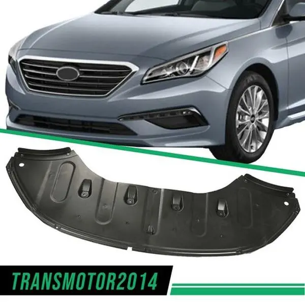 Front Engine Splash Shield Under Cover, Direct Fit Splash Guard for 2015-2016 Sonata Models, New Engine Protection Accessory