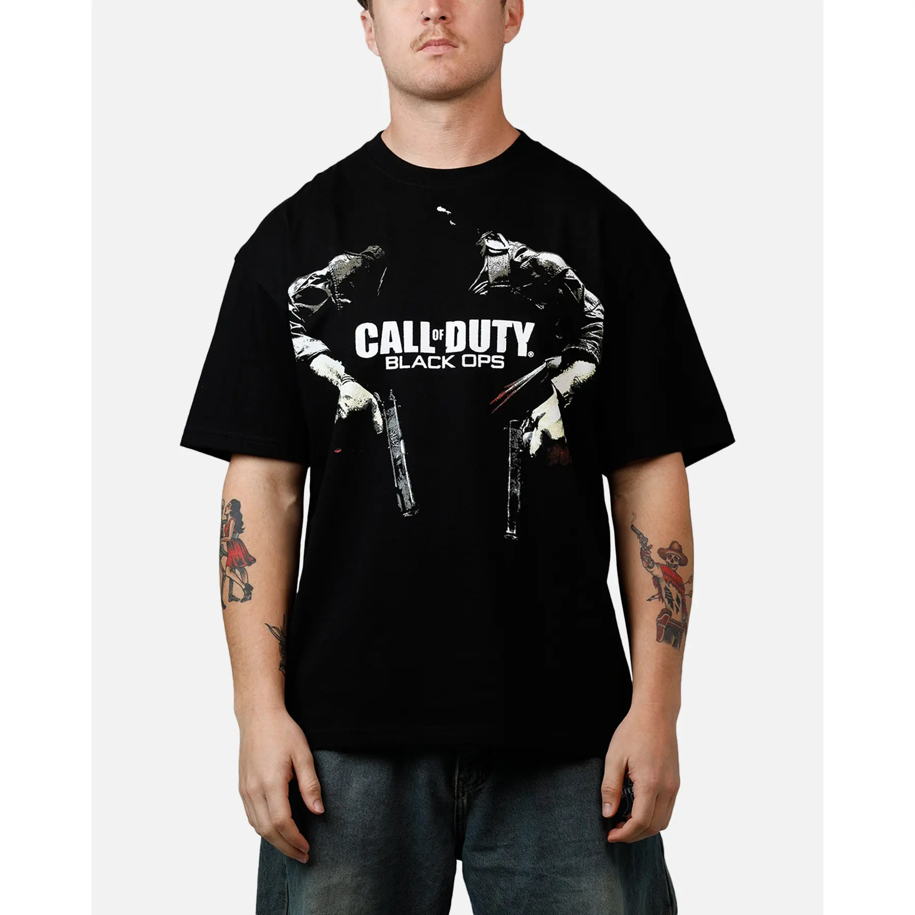 73Studio X Call Of Duty Black Ops Mason T-Shirt Black