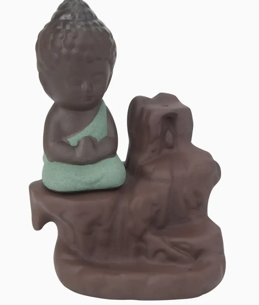 Back Flow Buddha Incense Burner