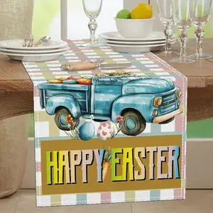 Easter Tablecloth, Holiday Decoration, Perfect for Spring Celebrations, Home Use, Party Occasions, High-Quality Material