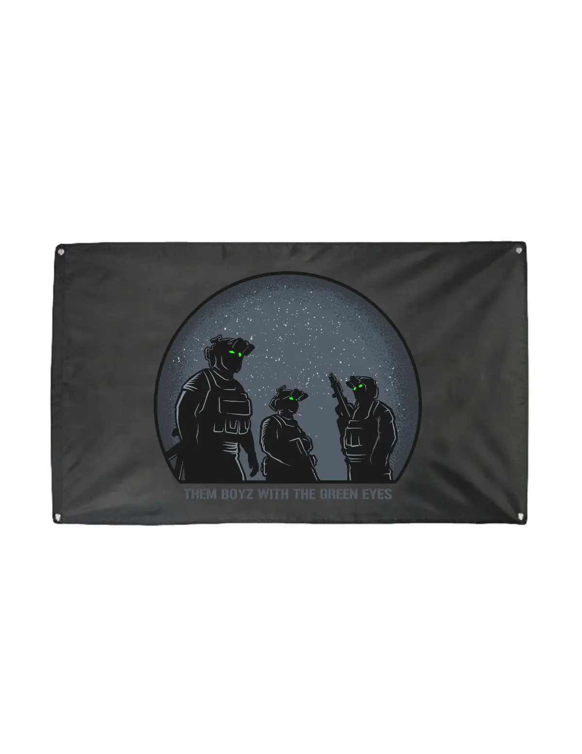 Them Boyz Banner - Lightweight Print Banner with Graphic Design Featuring Three Characters
