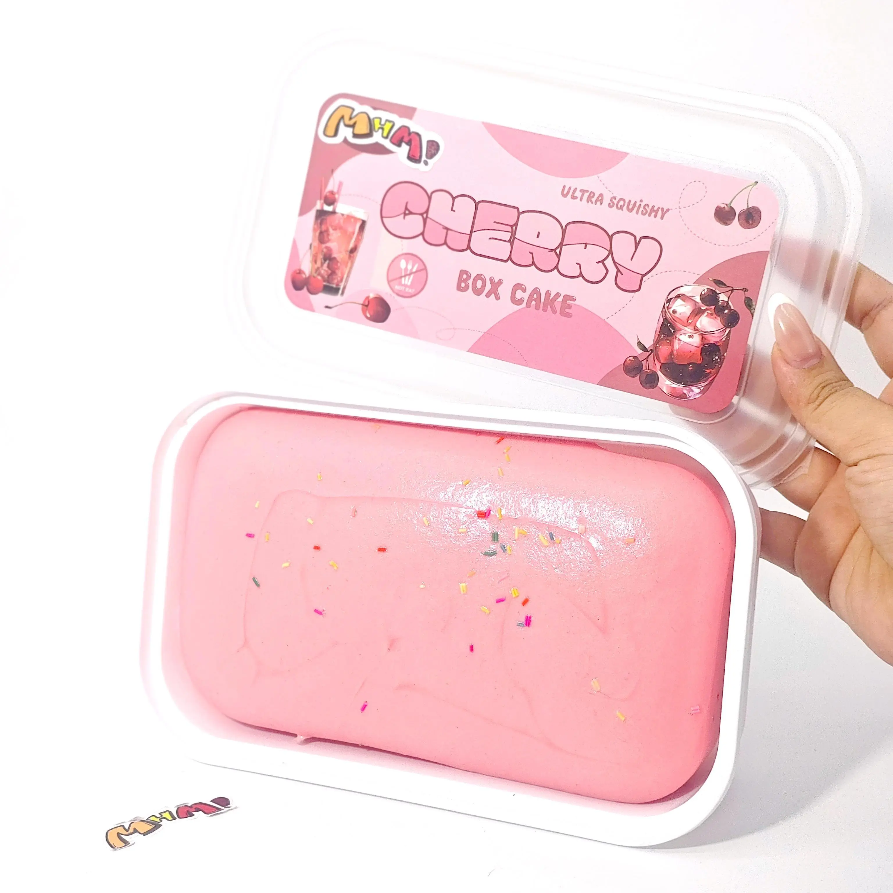 MHM Slow-Rebound Toy Series: Sticky Toast Cake. These soft, bouncy rubber toys are perfect for children; they make ideal gifts for birthdays and holidays, as well as excellent stress-relief toys.