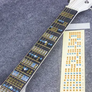Folk Acoustic Guitar Scale Stickers Ukulele Scale Stickers Note Stickers Beginner Entry Fingerboard Stickers