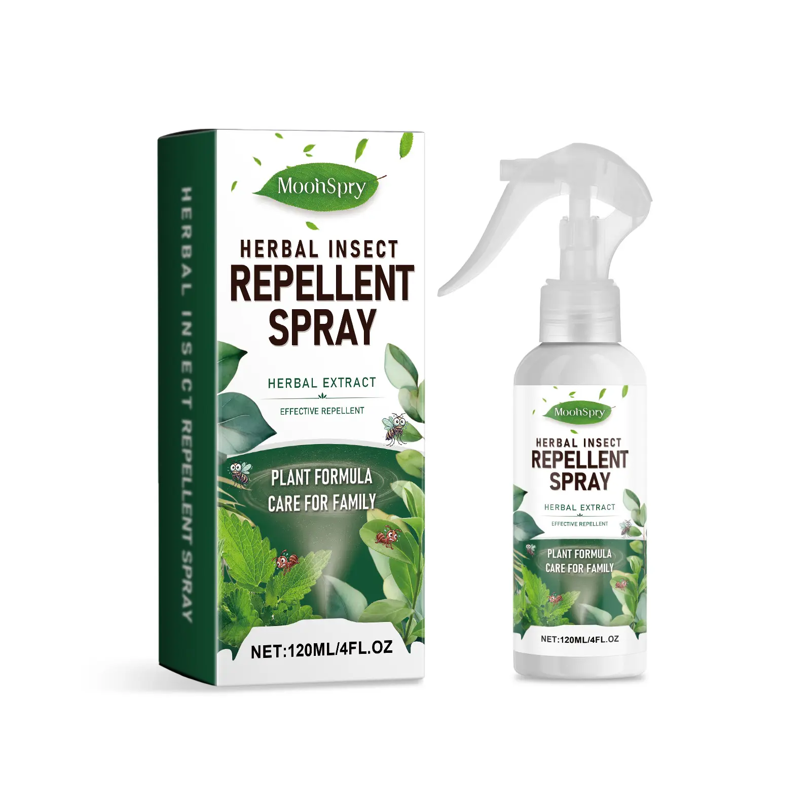 MoonSpry Herb Repellent Spray, Household Living Room Indoor Kitchen Cleaning Cockroach Repellent Spray stain  remover