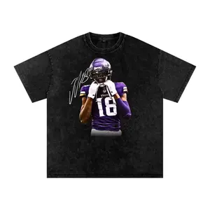 JUSTIN JEFFERSON Shirt, Football Shirt, Classic 90s Graphic T-Shirt