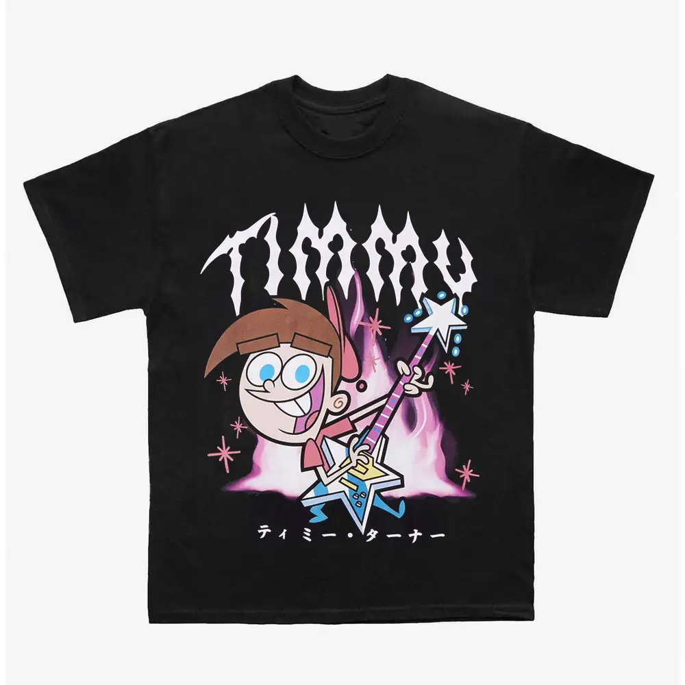 The Fairly OddParents Timmy Guitar Boyfriend Fit Girls T-Shirt