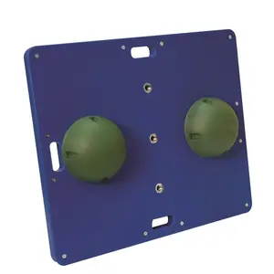 Cando  15 x 18 in. Balance Combo Wobble & Rocker Board, Green