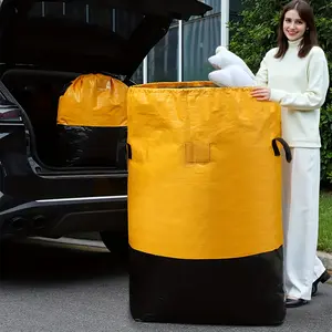 Extra Large Moving Bag, Waterproof Reinforced Handles, Foldable Storage Bag, Space Saving Bags, Essential for Travel, Dormitory, Clothes & Blankets, Space Saver Bags