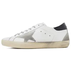 Golden Goose Super-Star Distressed Leather Low-Top Sneakers for Men in White Trending Shoes, House White Official Shoes to Get / Maison Mihara Verifiable, with credentials and supporting global authentication