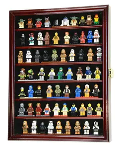 70 Mini Figures / Miniatures / Figurines Display Case Cabinet