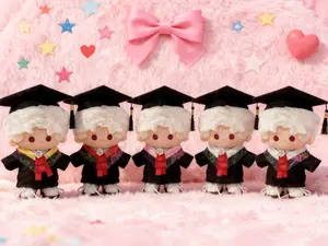 20cm Cotton Doll Clothes – Graduation Bachelor Gown Outfit Set, New Arrival