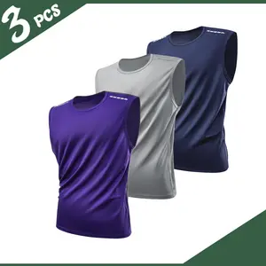 3-Pack men's quick-drying sports vest, breathable mesh fabric, fitness running basketball can be worn, a must for sports parties