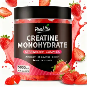 Creatine Monohydrate Gummies 5000mg for Men & Women - Sugar Free Pre-Workout Supplement, Chewables for Muscle Strength, Muscle Builder, Energy Boost, 120 Count