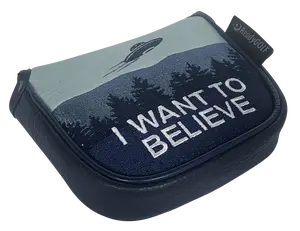 TaylorMade Spider ZT Center-Shafted Putter Cover by ReadyGOLF - I Want to Believe