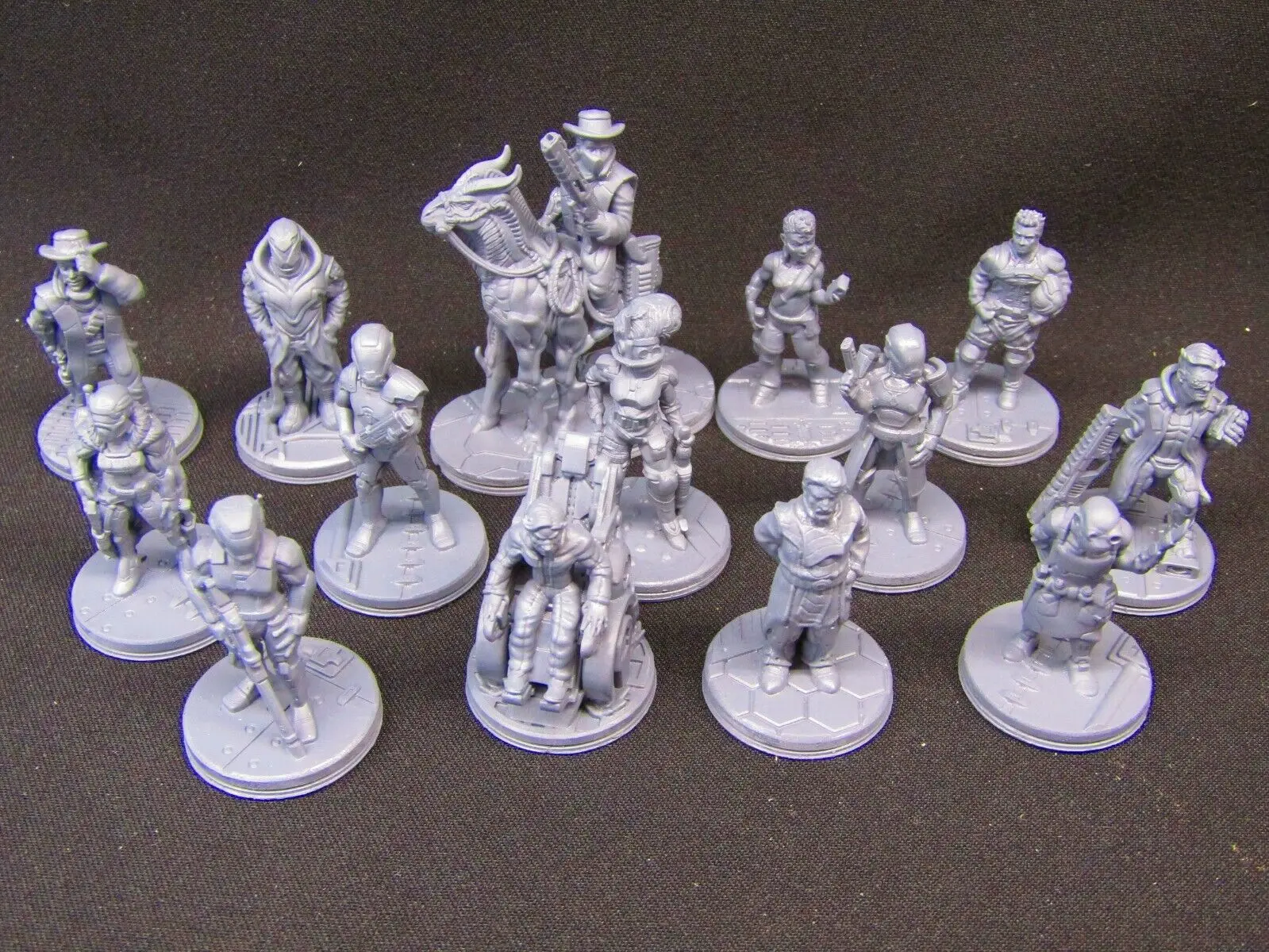 Sci Fi Mini Set 5 - 14pc Novus Landing Humans Mini Miniature 3D Printed ...