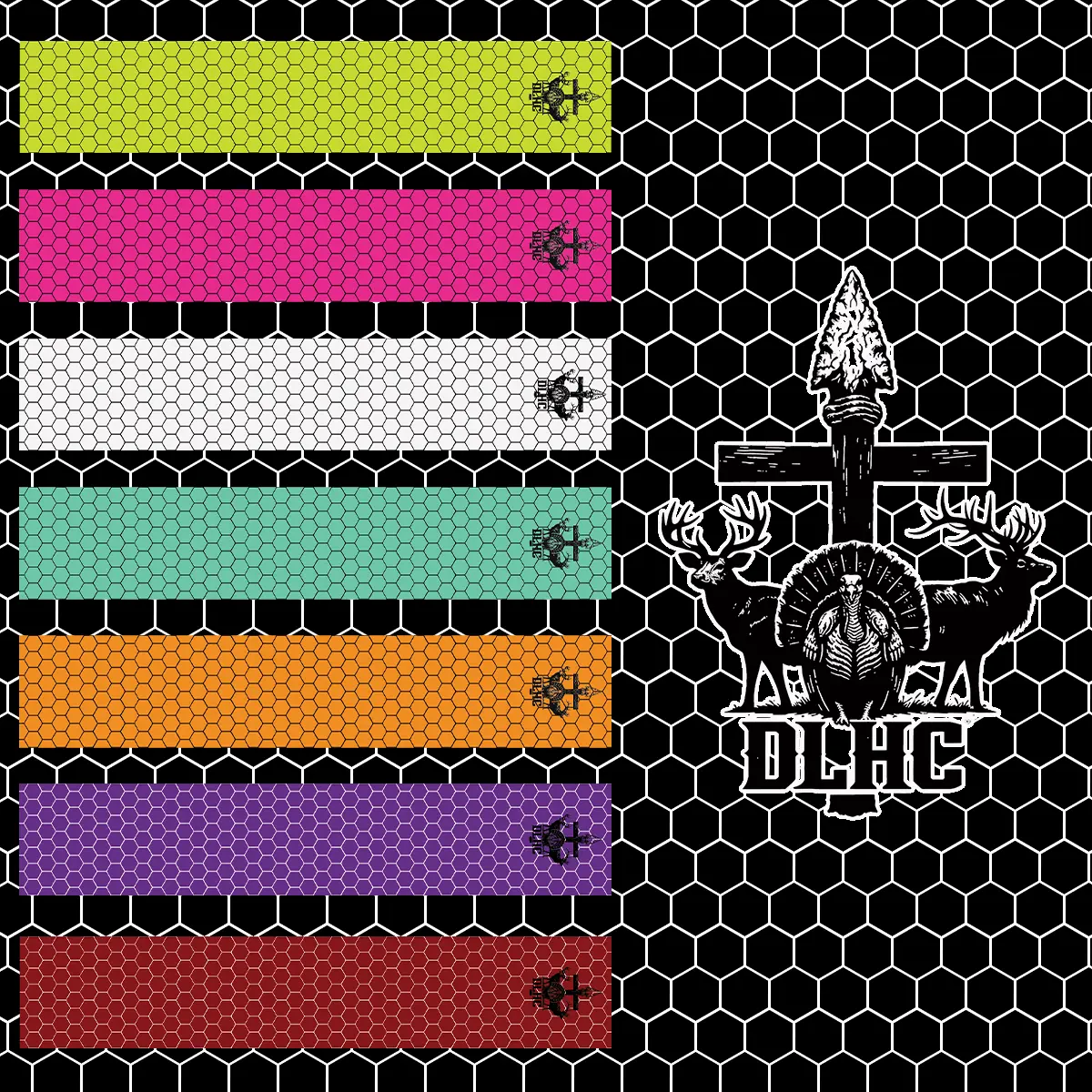 HIVE Ultra Lightweight Arrow Wrap 5" Length 6 Grains or Under 14 Wraps per Pack for Performance Durability and Strong Adhesion