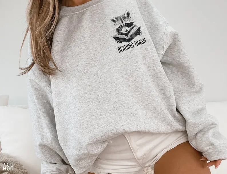 Reading Trash Sweatshirt, Smut Reader Sweater, Smut Lover Gift, Bookish Sweatshirt, Smut Gift, Smut Sweatshirt, Spicy Book Shirt, Bookworm Hoodie and Sweater; T-shirt Cotton Polyester Womenswear Light Solid Tops