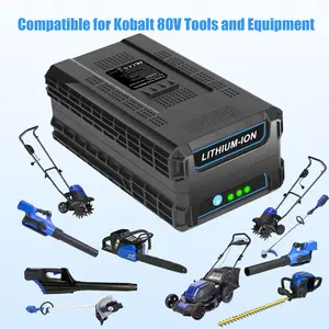 JYJZPB 80V Battery Compatible for Kobalt 80-Volt KB2580-06 KB680-06 KB280-06 2910303-RC Cordless Power Tool, Replace for Kobalt 80V MAX Lithium-Ion Battery with 3500mAh High Capacity tiktokshopspringglowup