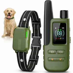 Dog Training Collar with Remote 4500FT | Vibration & Beep eCollar | Waterproof Rechargeable | Small Medium Large Dogs 10-120lbs