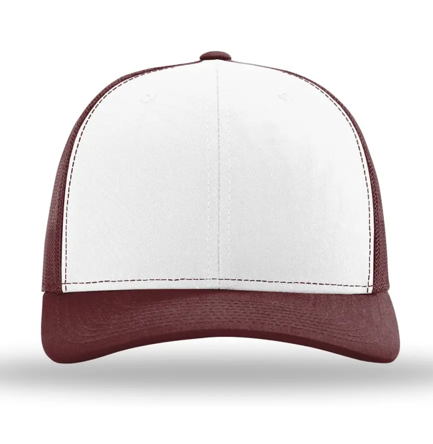 White/Maroon