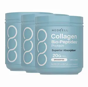 3 Pack NeoCell Collagen Peptides Powder 20oz - Grassfed Protein Supplement JD- Advanced with 18 Essential Amino Acids