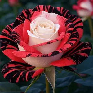 300pcs Black and Red Rose Seeds for Garden Planting, Mixed Color Ornamental Flower Seeds Only, Not Live Plants