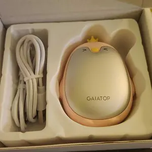 GAIATOP Limited-Edition Penguin Hand Warmers for Women & Men 2-Pack Adorable & Unique Design, 13H Long-Lasting Warmth,3 Heat Settings Rechargeable.Best gifts for Her & Him   Valentine's Day gift