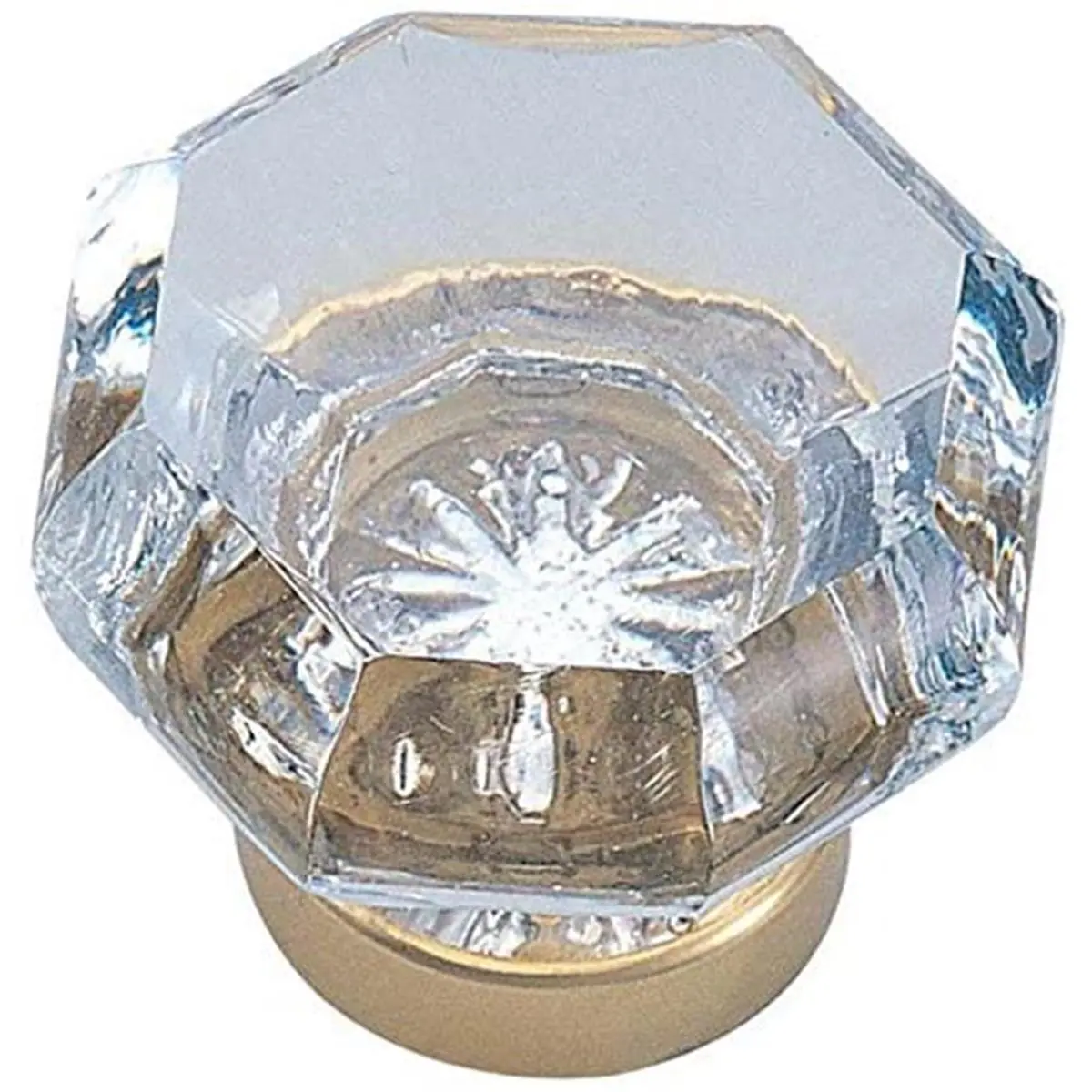 Emtek 86011US3 Old Town Clear 1.25 in. Cabinet Knob, Lifetime Brass